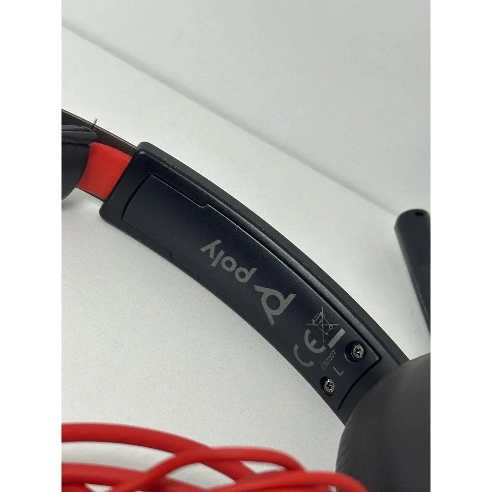 Poly Blackwire 5220 Wired Headset USB-C On-Ear Stereo Headphone with Boom Mic
